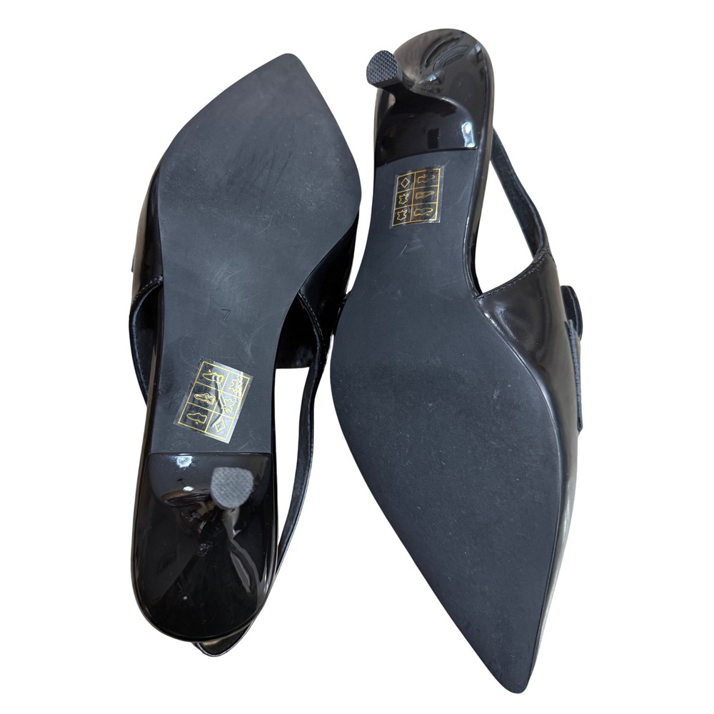 Jeffrey Campbell Literature Women's Slingback Kitten heel‎ Pumps 7 Dressy Office - Picture 9 of 11